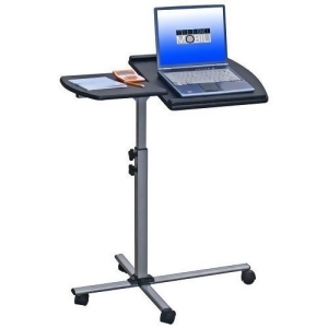 Techni Mobili Deluxe Rolling Laptop Stand in Graphite - All