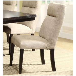 Homelegance Avery Chenille Fabric Side Chair in Espresso Set of 2 - All