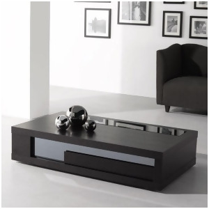 J M Furniture Modern Coffee Table 900 in Dark Oak - All