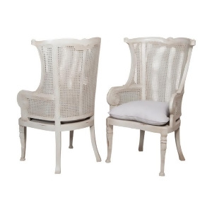 Guild Master Caned Wing Back Chair - All