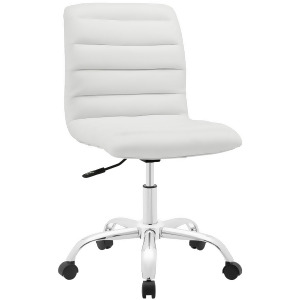 Modway Ripple Mid Back Office Chair In White - All