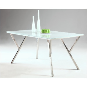 Chintaly Jade Dining Table In Super White - All
