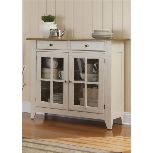 Liberty Furniture Al Fresco Server in Driftwood and Sand Finish - All
