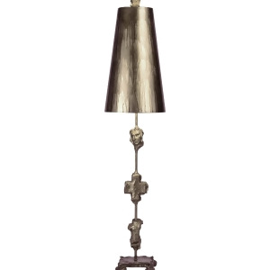 Flambeau Fragment Silver Table Lamp - All
