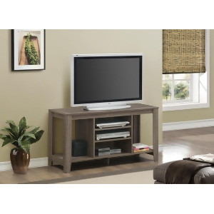 Monarch Specialties Dark Taupe Reclaimed-Look Tv Console I 3528 - All