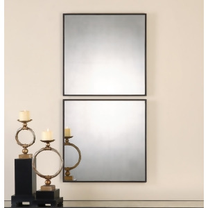 Uttermost Matty Antiqued Square Mirrors Set Of 2 - All