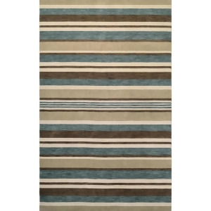 Couristan Mystique Bliss Rug In Ivory-Teal-Brown - All