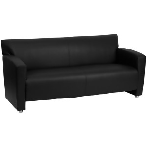 Flash Furniture Hercules Majesty Series Black Leather Sofa 222-3-Bk-gg - All