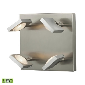 Elk Lighting Reilly Collection 4 Light Sconce In Brushed Nickel/Brushed Aluminum - All