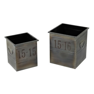 Sterling Industries 26-8667/S2 Set Of 2 Industrial Planters - All