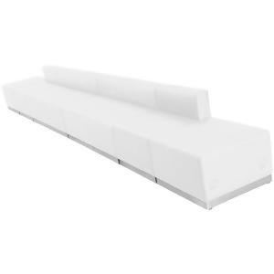Flash Furniture Zb-803-640-set-wh-gg Hercules Alon Series White Leather Receptio - All