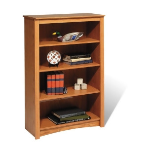 Prepac Sonoma Oak 48 Inch 4-Shelf Bookcase - All