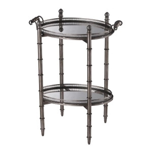 Sterling Industries 6043716 Tyrella Silver Tray Table - All