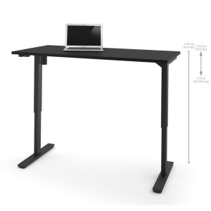 Bestar Electric Height Adjustable Table In Black - All