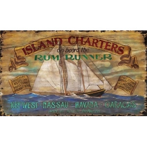 Red Horse Island Charters Sign - All