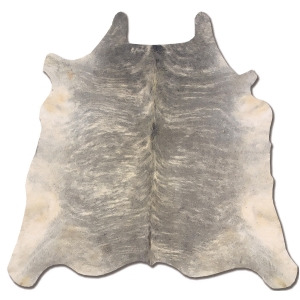 Linon Cowhide Rug In Light Brindle And Light Brindle Full Skin - All