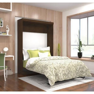 Bestar Pur Wall Bed In Chocolate - All