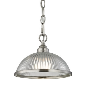 Cornerstone Liberty Park 1 Light Pendant In Brushed Nickel 7661Ps/20 - All