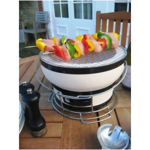 Well Traveled Living Round Yak tori Charcoal Grill - All