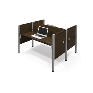 Bestar Pro-Biz Double Face To Face Workstation In Chocolate - All