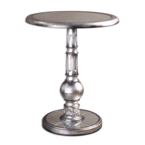 Uttermost Baina Accent Table in Baina's Brushed Silver - All