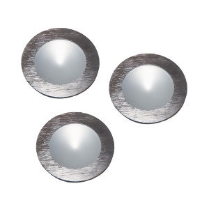 Alico 3-Polaris Led Kit 3W 32K 700Ma Pucklights In Brushed Alum C/w 9W Driver - All