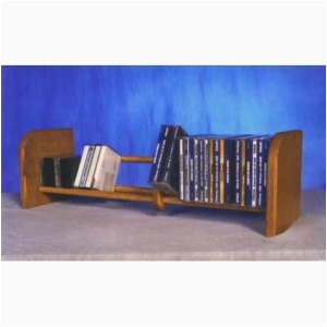 Wood Shed Solid Oak 1 Row Dowel Cd Rack - All