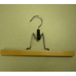 Proman Products Genesis Flat Skirt Hanger in Natural Lacquer - All