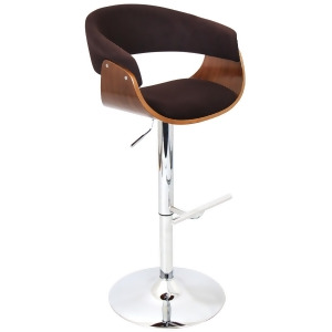 Lumisource Vintage Mod Chair In Walnut And Espresso - All