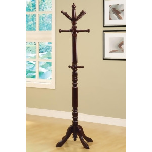 Monarch Specialties 2011 Traditional Coat Rack in Cherry - All