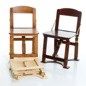 Spiderlegs Cchair-dw Hand Crafted Custom Finished Folding Chair in Dark Walnut - All