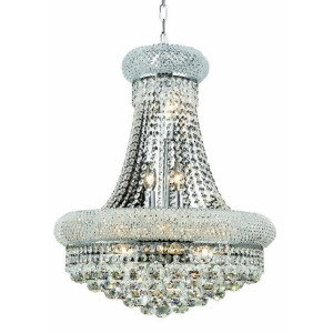 Lighting By Pecaso Adele Collection Hanging Fixture D20in H26in Lt 14 Chrome Fin - All