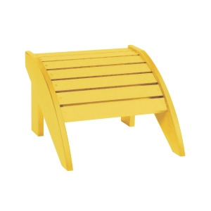 C.r. Plastics Footstool In Yellow - All