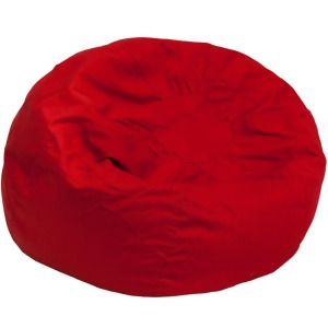Flash Furniture Oversized Solid Red Bean Bag Chair Dg-bean-large-solid-red-gg - All