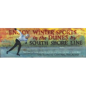 Red Horse Winter Sports Sign - All