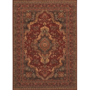 Couristan Old World Classics Kerman Medallion Rug In Burgundy - All