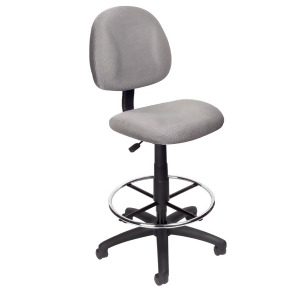 Boss Chairs Boss Drafting Stool B315-Gy w/ Footring - All