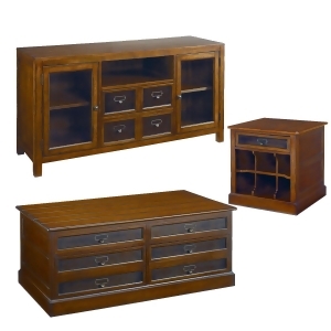 Hammary Mercantile 3 Piece Storage Coffee Table Set - All