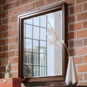 American Drew Tribecca Landscape Mirror in Root Beer Color - All
