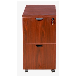 Boss Chairs Boss Mobile Pedestal File/File in Cherry - All