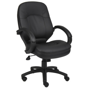 Boss Chairs Boss B726-bk Leatherplus Executive Chair - All