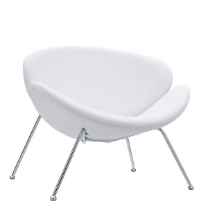 Modway Nutshell Lounge Chair in White - All