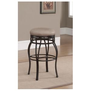 American Heritage Bella Backless Bar Height Stool in Aged Sienna - All