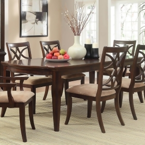 Homelegance Keegan Extension Dining Table in Brown Cherry - All