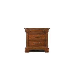 Legacy Evolution 3 Drawer Nightstand in Mahogany - All