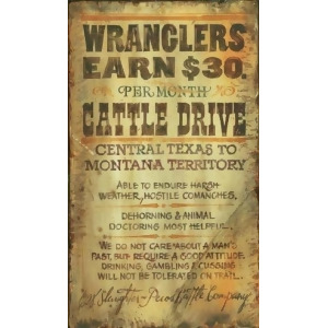 Red Horse Wranglers Sign - All