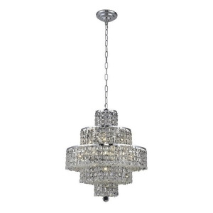 Lighting By Pecaso Chantal Collection Hanging Fixture D20in H21in Lt 13 Chrome F - All