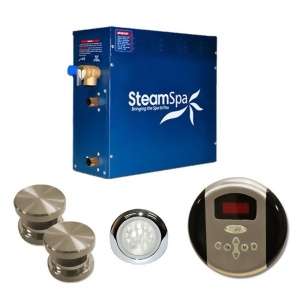Steam Spa Indulgence Package for Steam Spa 10.5kW Steam Generators in Brushed Ni - All