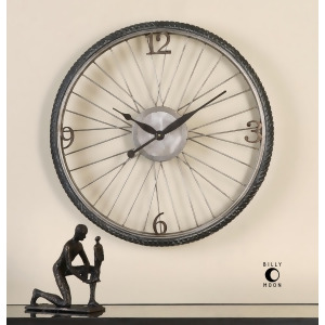 Uttermost Spokes Aged Wall Clock - All