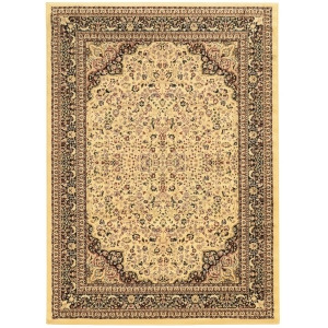 Linon Elegance Rug In Ivory And Black 2' X 3' - All